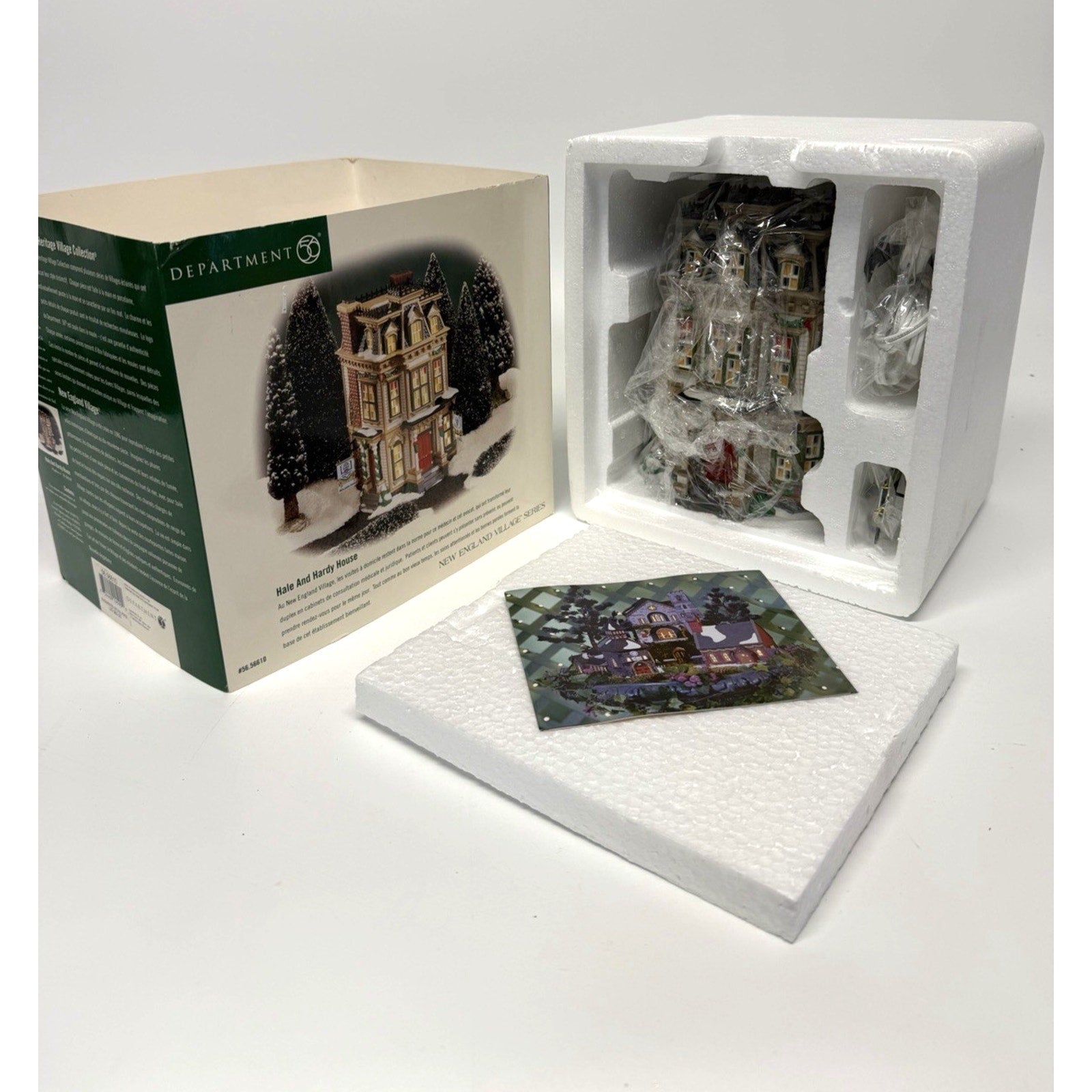 VINTAGE SEALED NEW Dept 56 Hale & Hardy House New England Village Series 56610