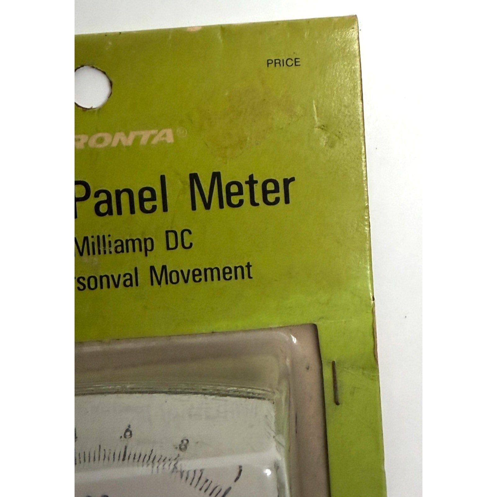 Vtg New Radio Shack Micronta Precision Panel Meter 0 - 1 Milliamps DC 270-1752