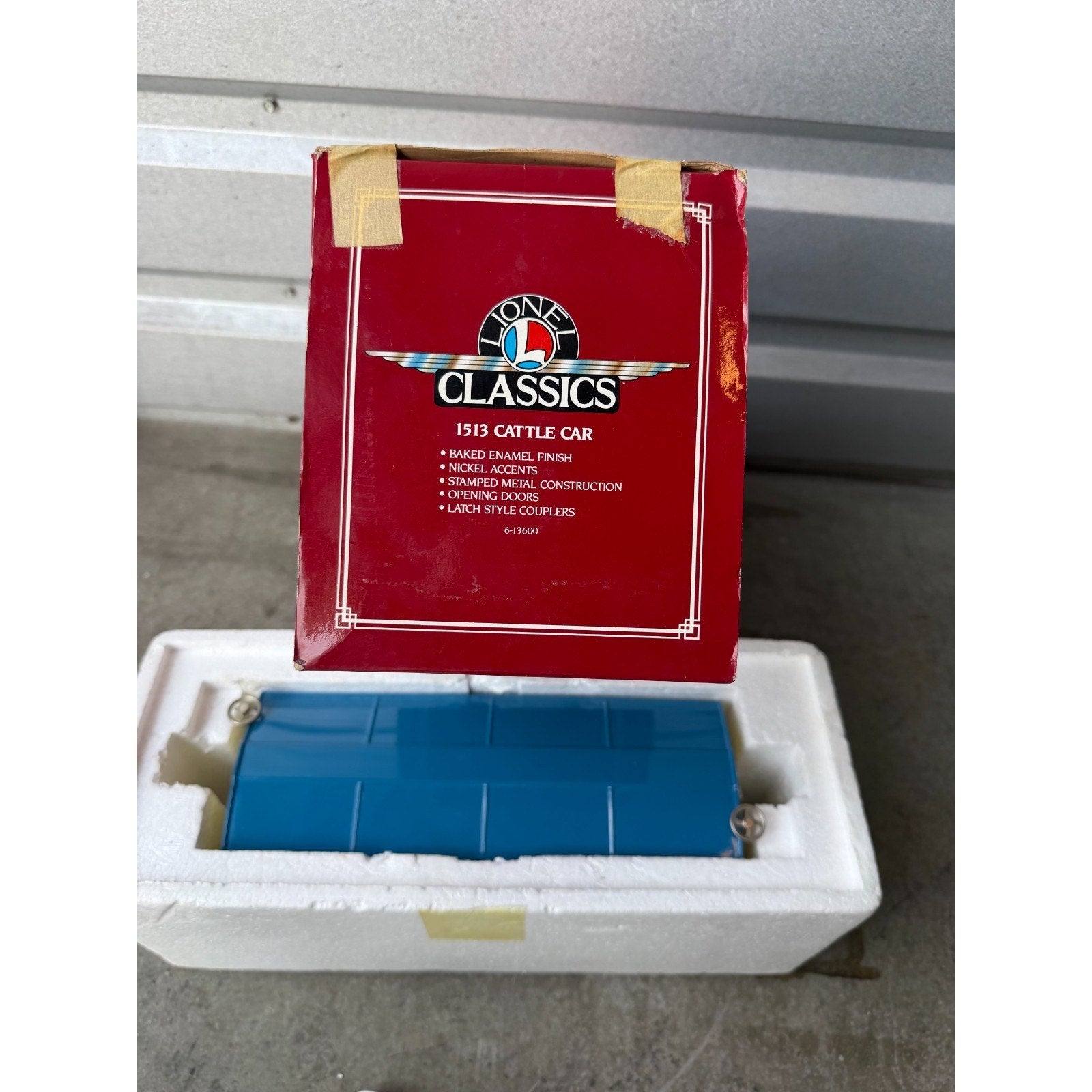 VINTAGE NOS Lionel Classics Standard Tinplate 1513 Cattle Stock Car 6-13600