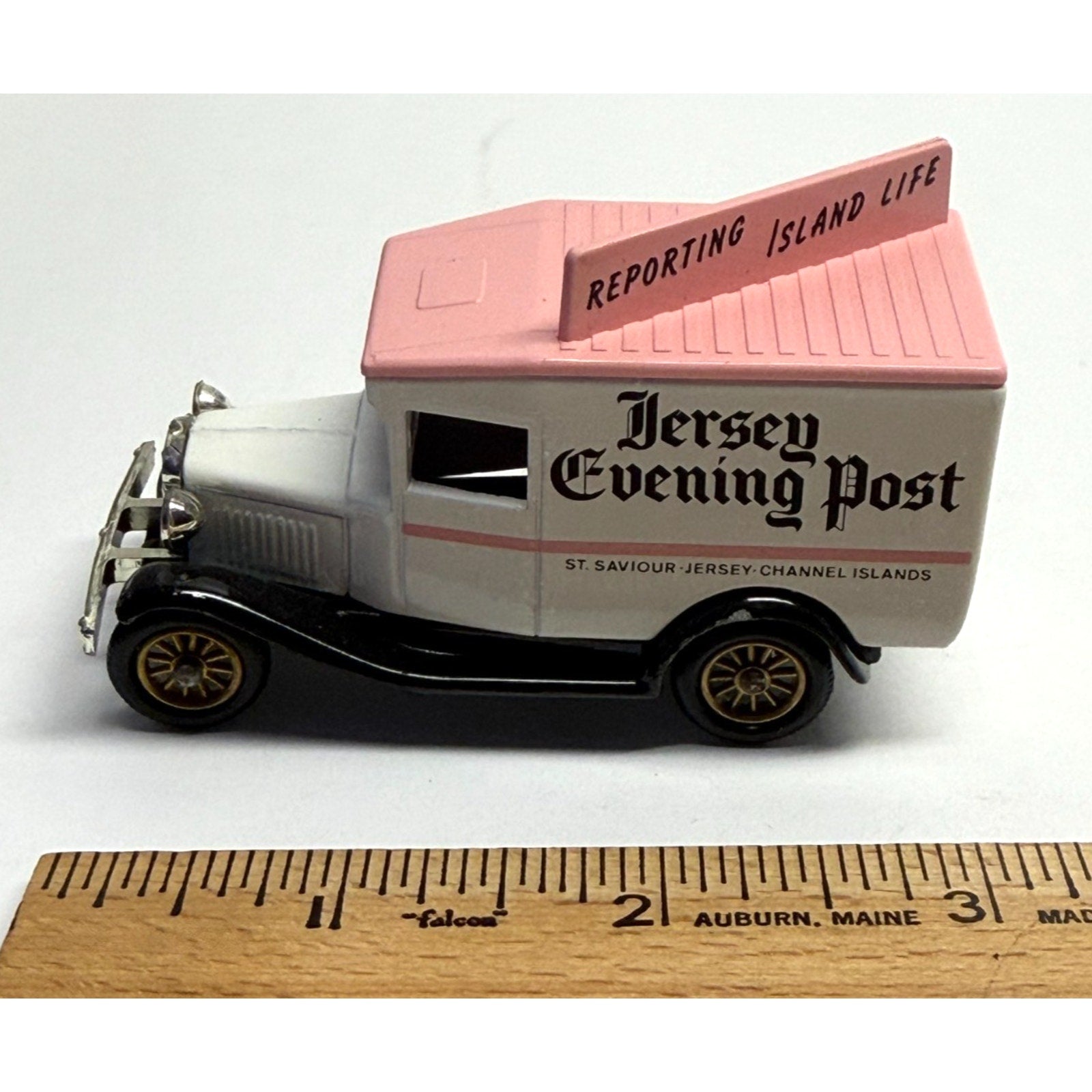 Vintage Lledo Days Gone 1932 MODEL A FORD VAN #DG13006 Jersey Evening Post