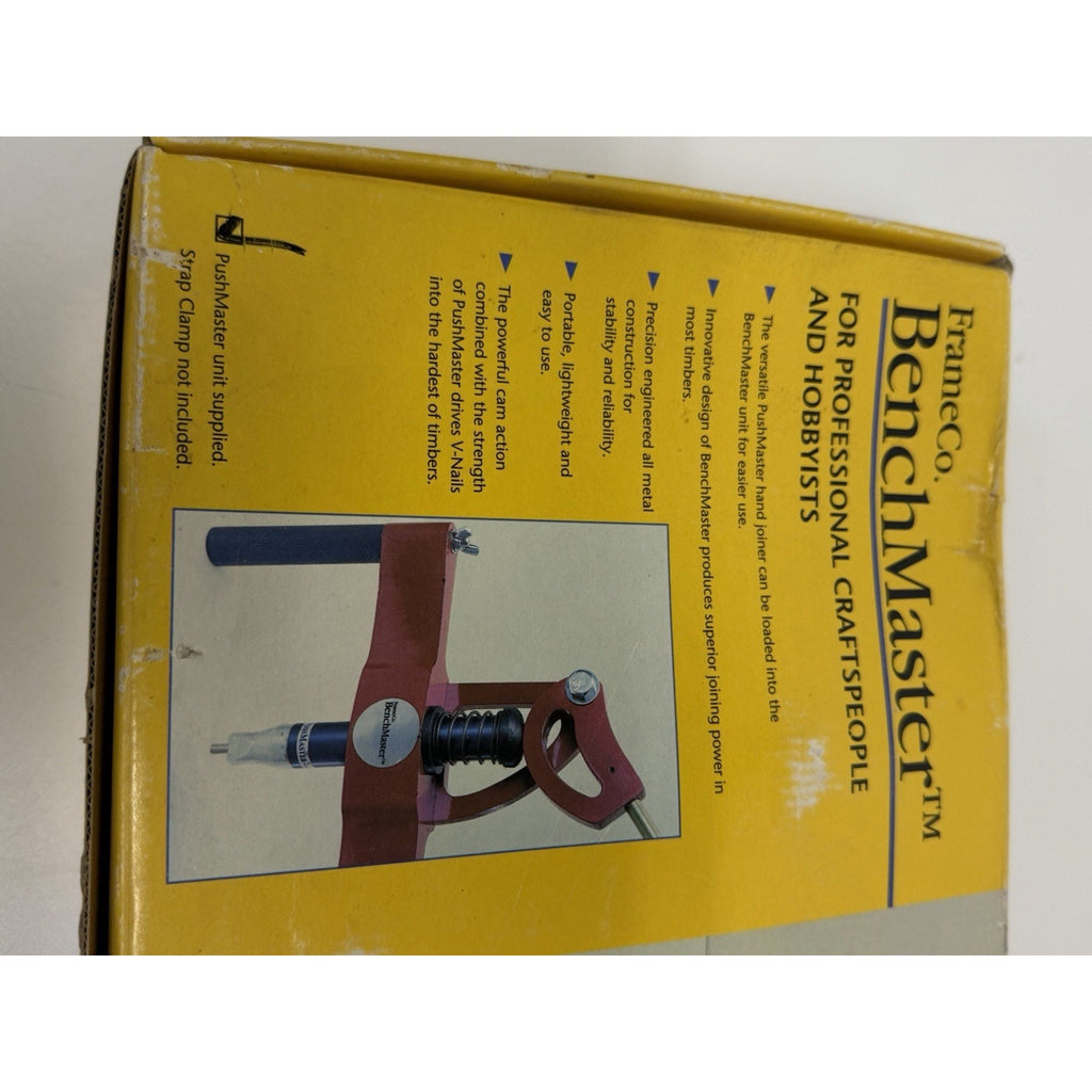 VINTAGE FrameCo BenchMaster & PushMaster Picture Frame Joiner & Fitting Tool Set