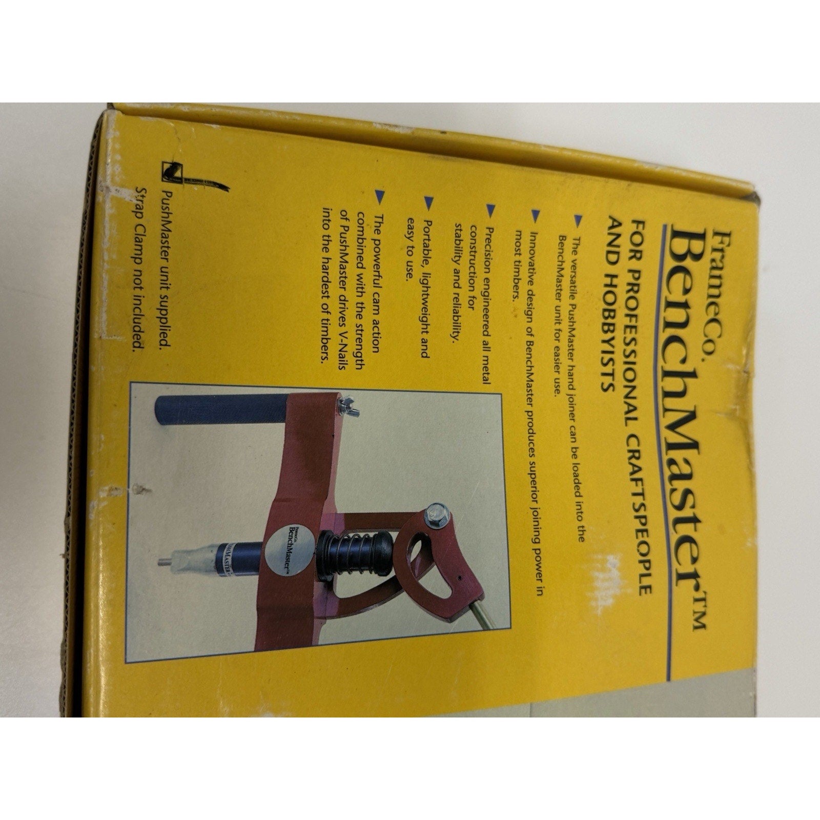 VINTAGE FrameCo BenchMaster & PushMaster Picture Frame Joiner & Fitting Tool Set
