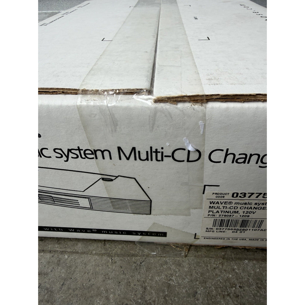 VINTAGE NOS Bose Wave Music System Multi-CD Changer Accessory Platinum White #1