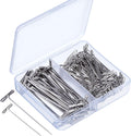 150 Pieces Steel T-Pins for Blocking Knitting, Modelling and Crafts(2 Inch, 1-1/2 Inch)