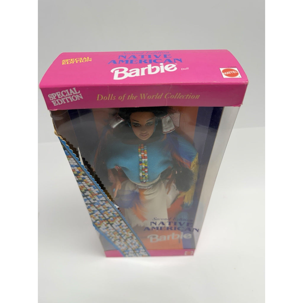 VINTAGE 1993 Native American Barbie Doll 11609 Dolls Of The World Second Edition
