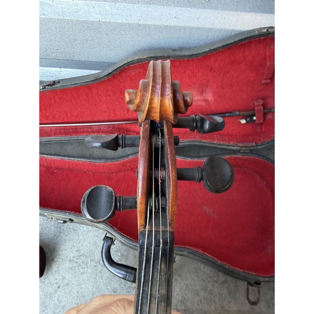 VINTAGE Violin Copy of Antonius Stradivarius Size 4/4 Made in Czechoslovakia