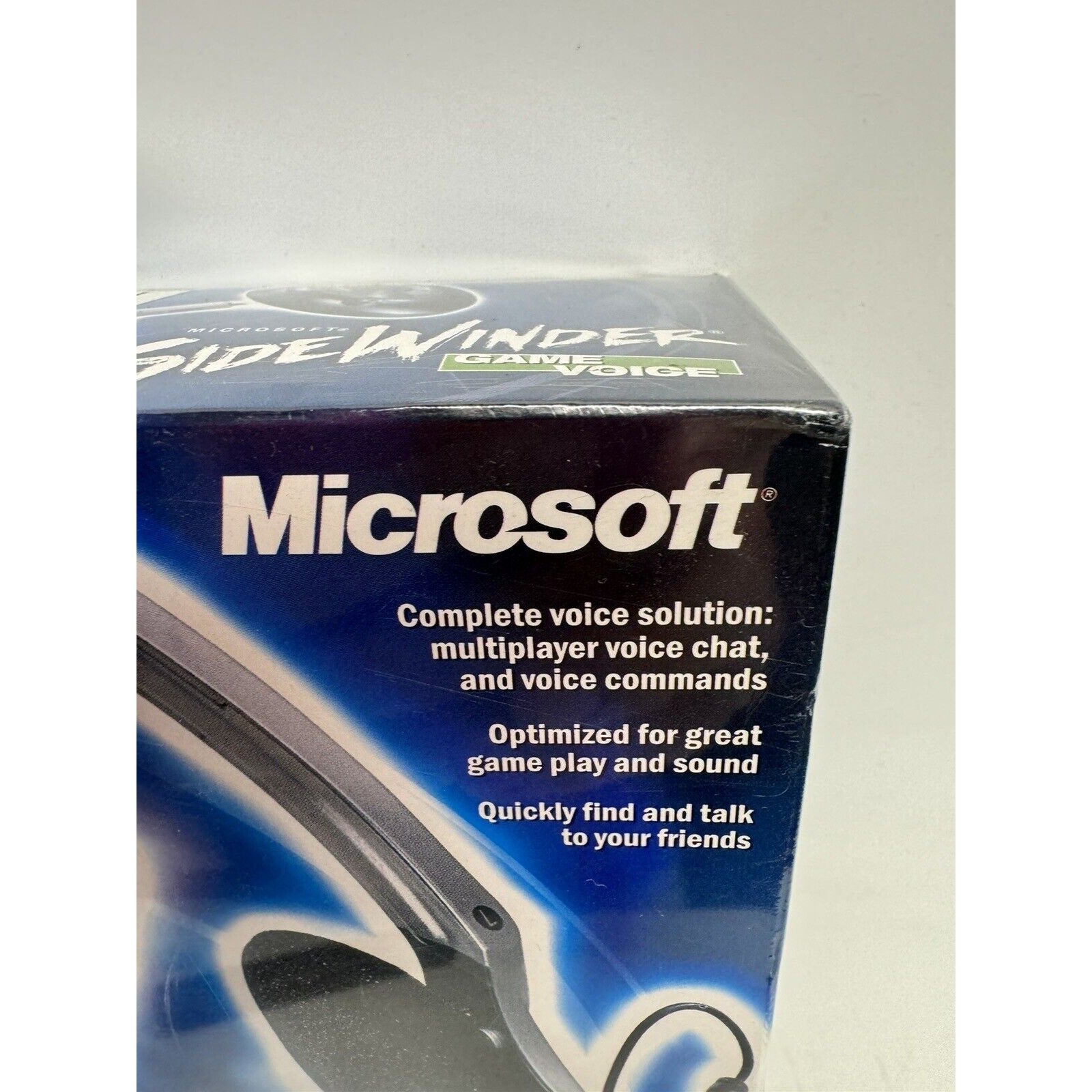 Vintage FACTORY SEALED Microsoft Sidewinder Game Voice Headset PC