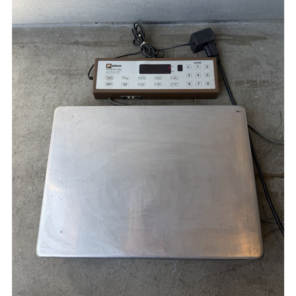 VINTAGE Pelouze PS100P Restaurant Equipment Digital Scale 100 lbs. 45 kg WORKS!