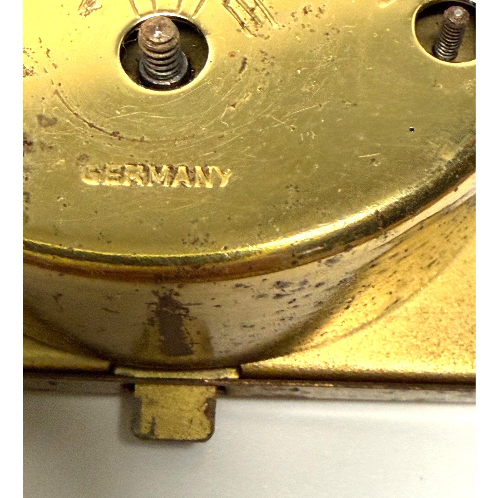 Vintage Aristocrat Artco Luminous Travel Alarm Clock West Germany - Untested
