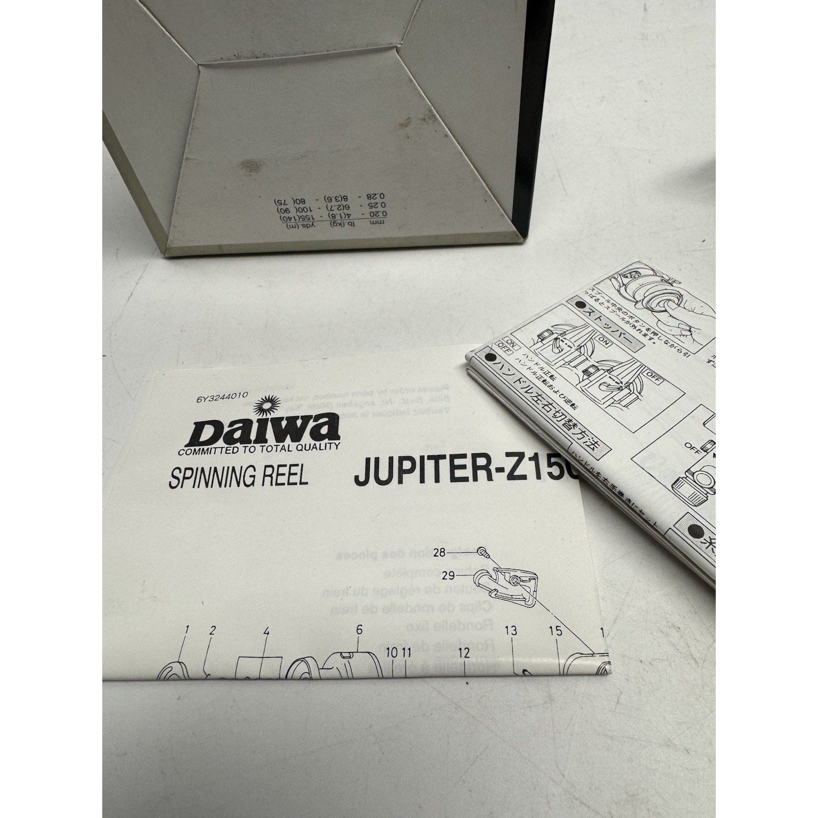 VINTAGE DAIWA JUPITER-Z 1500 T FISHING REEL