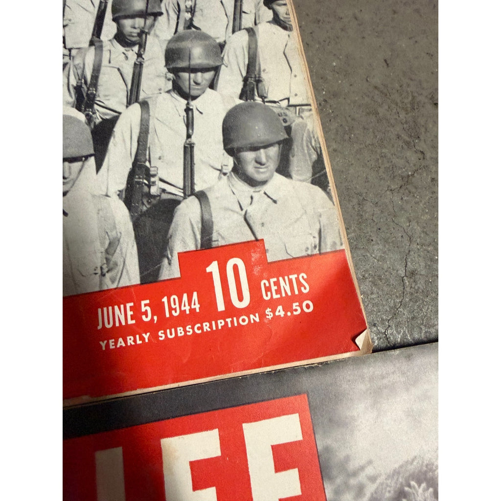 Vintage LIFE Magazine Lot 1940 1943 1944 WWII Emperor Japan Princess Elizabeth