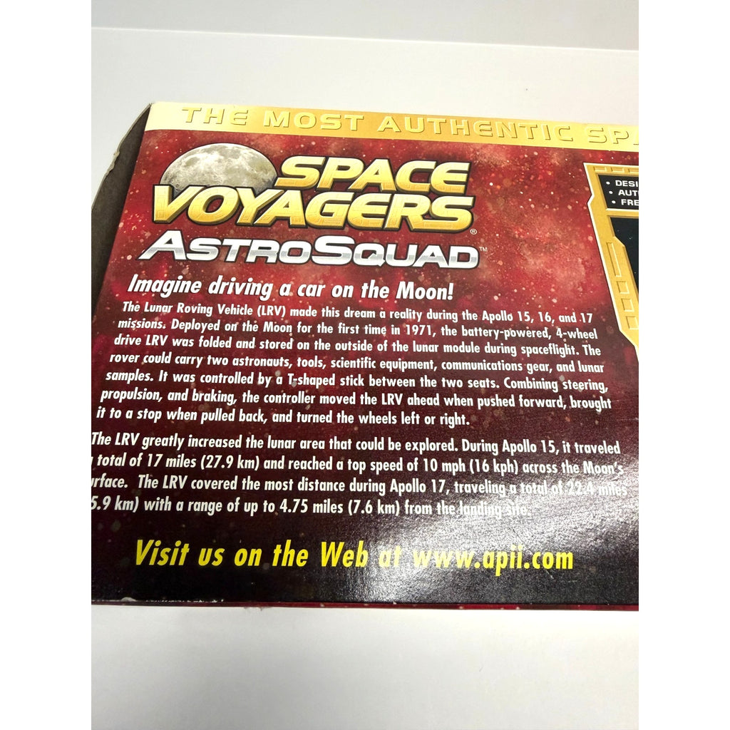 Vintage Space Voyagers Astro Squad Lunar Roving Vehicle With Apollo Astronaut