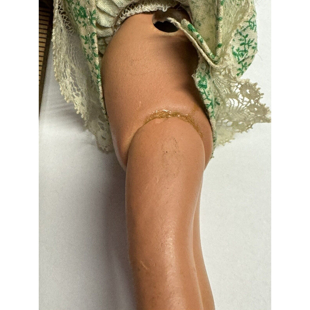 Vintage NANCY ANN STORYBOOK 5 1/2" Jointed Bisque Girl Doll No Arms
