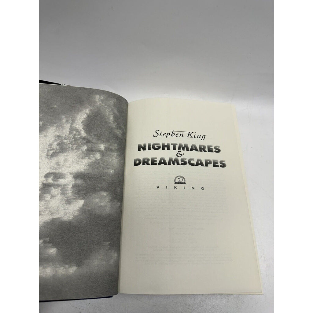 Nightmares and Dreamscapes by Stephen King 1993 Hardcover Dustjacket MINT!