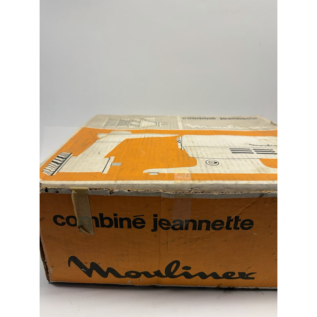 Vintage NOS Moulinex Combine' Jeannette Food Processor Orig Box