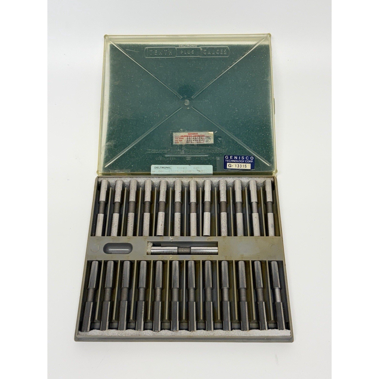 VINTAGE Deltronic .4250” THS25 Pin Gage Set .4130" - .4370" Thou Gauge