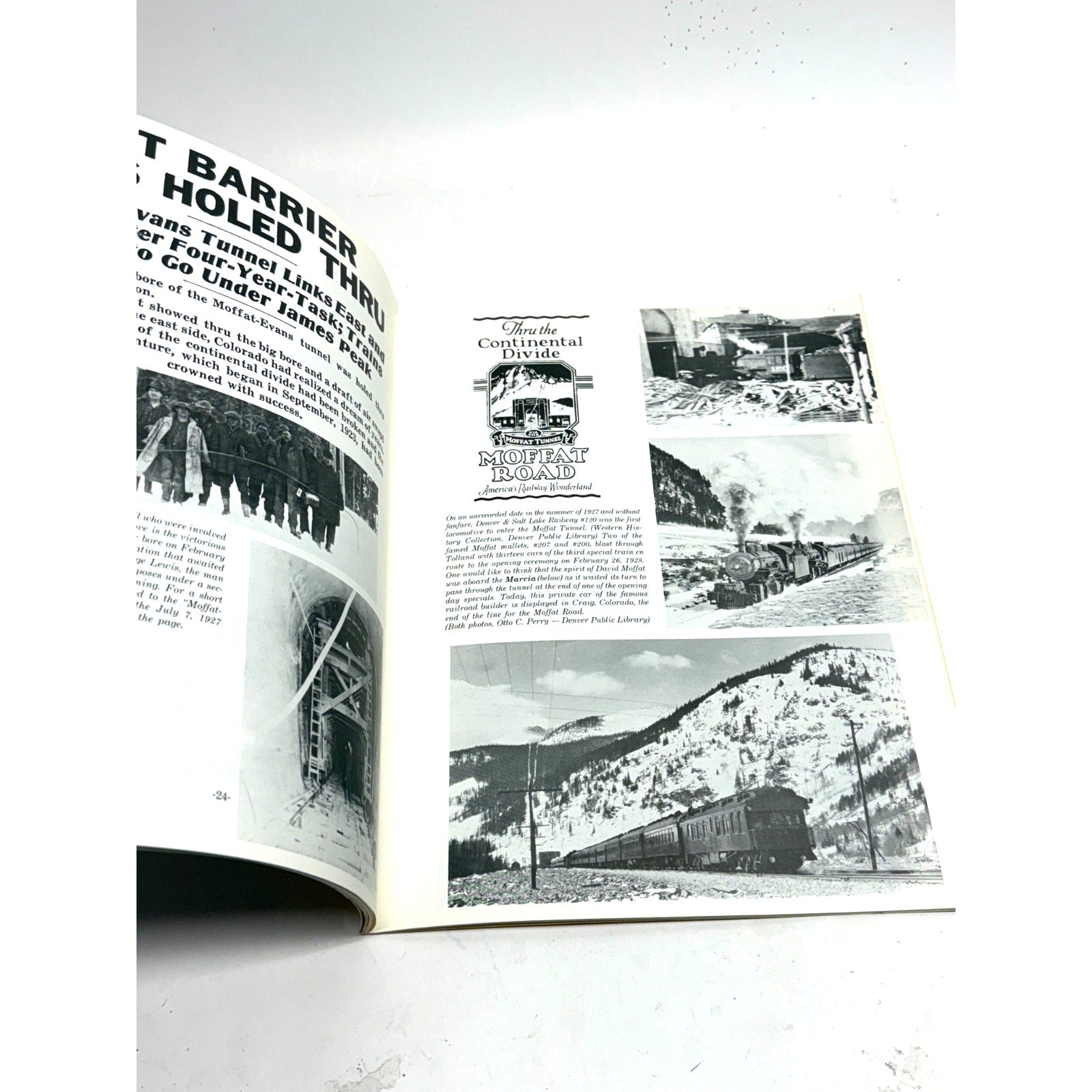 Vtg The Moffat Tunnel: A Brief History Charles Albi Kenton Forrest Railroad Book