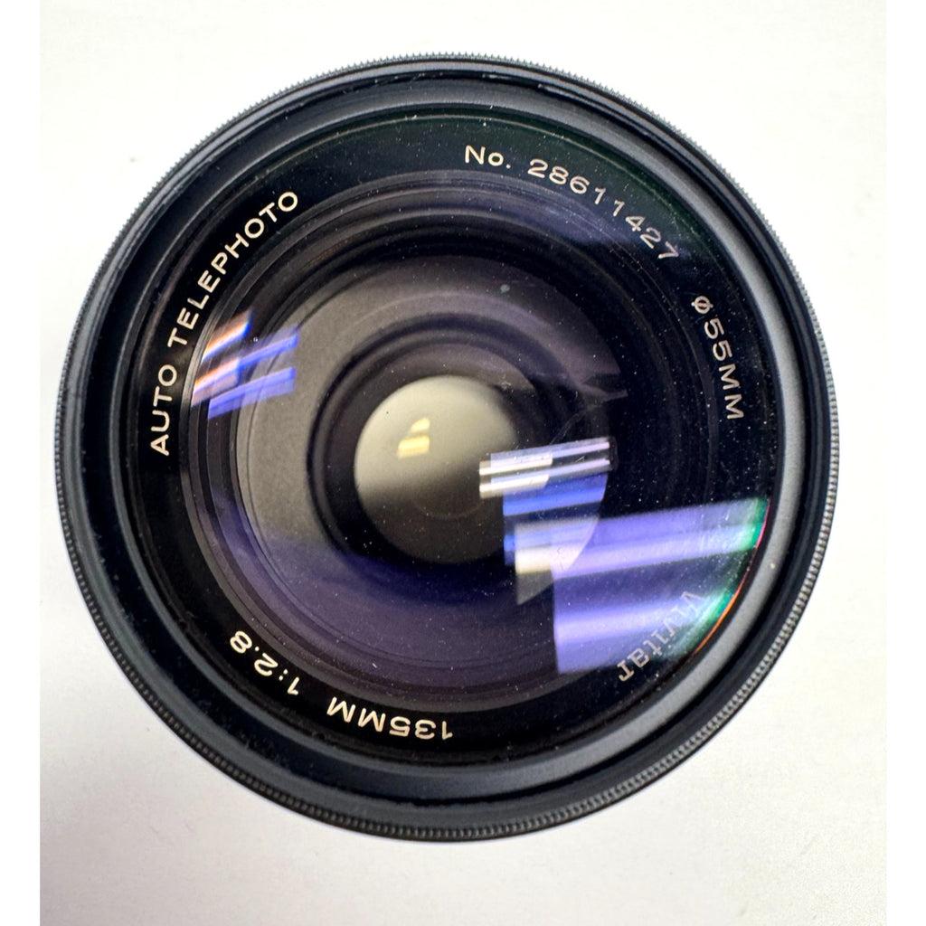 Vintage Vivitar 135mm f2.8 Auto Telephoto Prime Lens