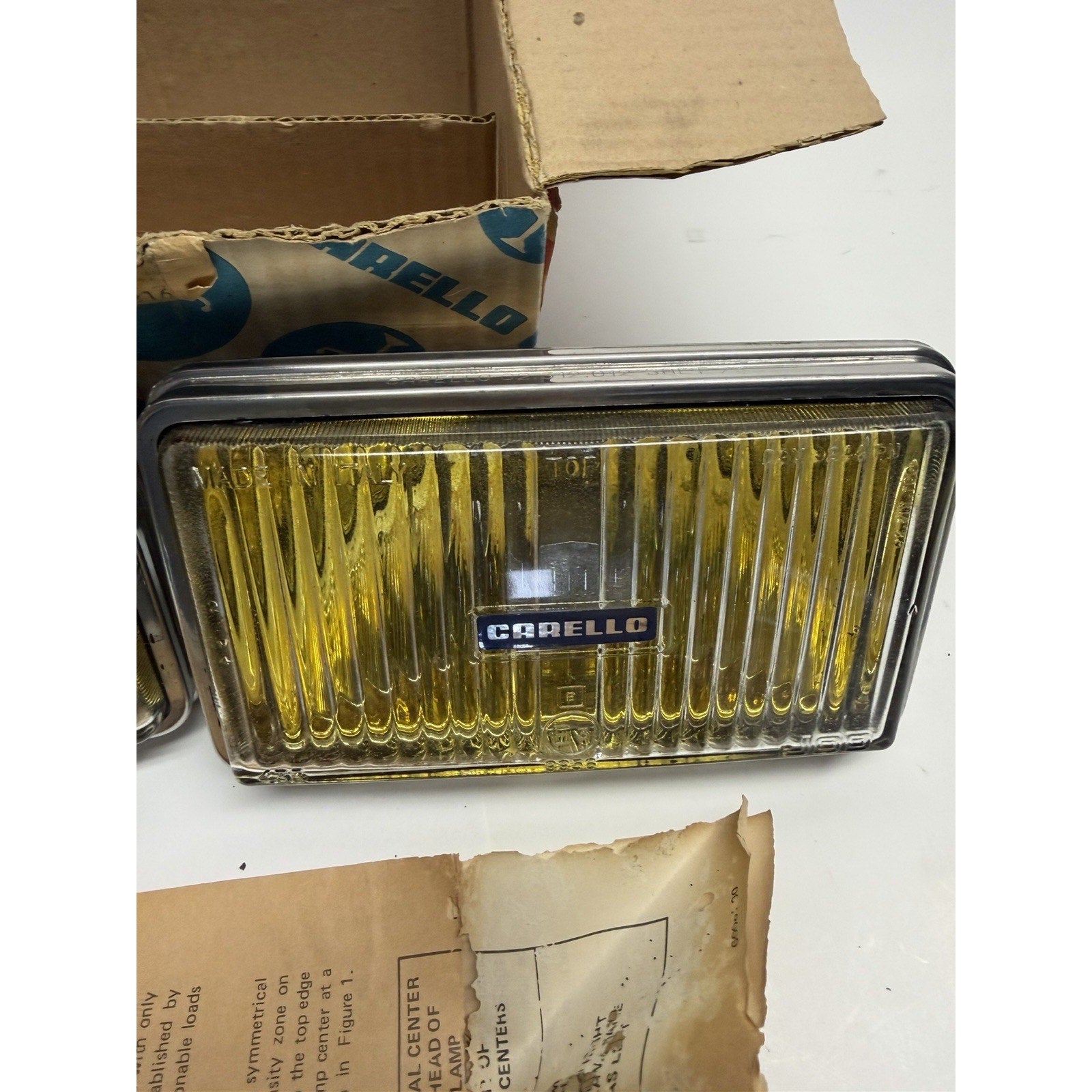 VINTAGE NOS PAIR CARELLO JOD Foglights 435 Made In Italy