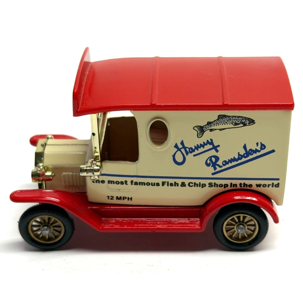 Vintage Lledo Models of Days Gone (1985) "1920 Model T Ford Harry Ramsdens" Van