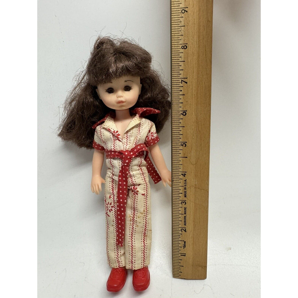 Vintage 1977 Vogue Ginny Collectible 8” Poseable Doll Moving Eyes