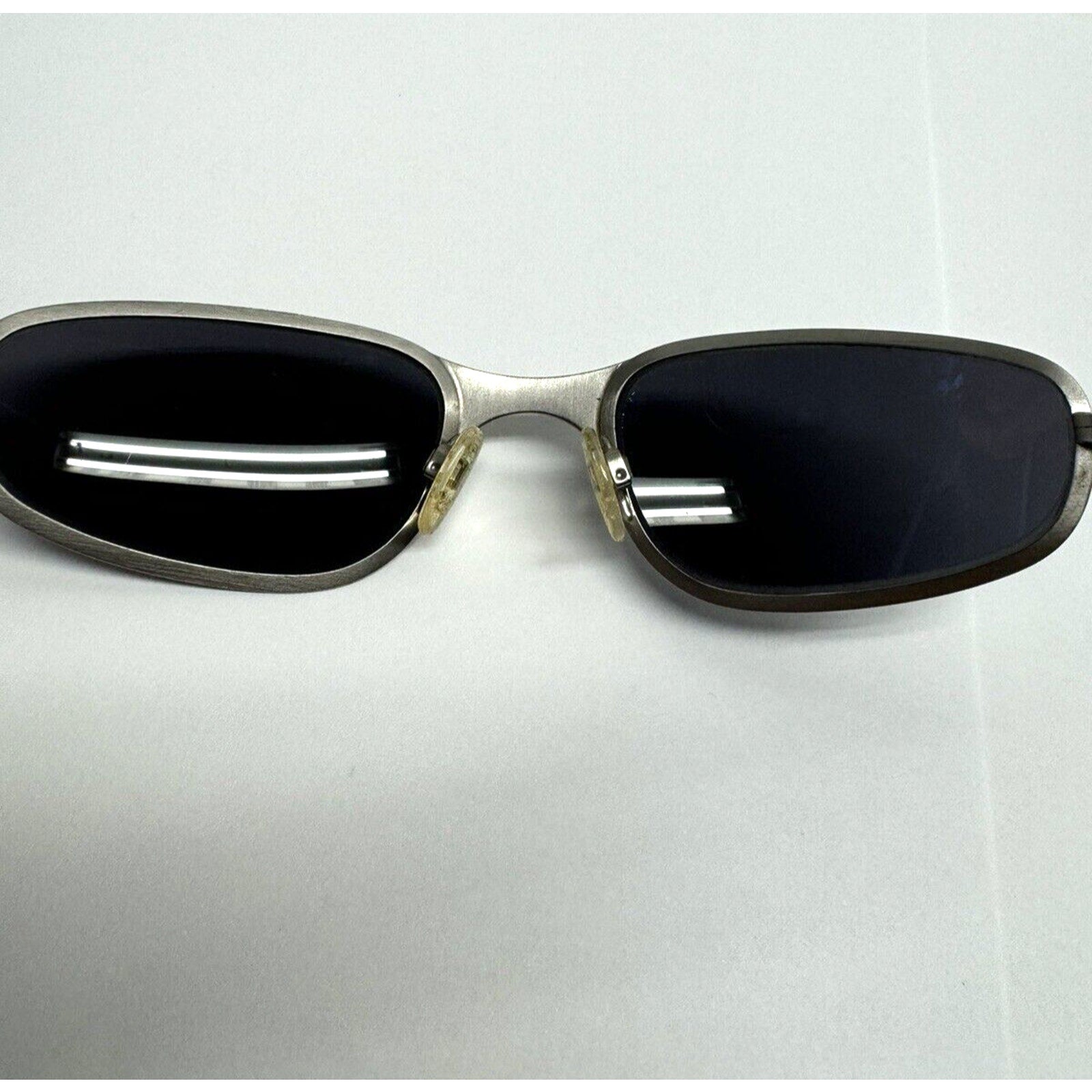 VINTAGE Oakley A Wire 1.0 Brushed Thick / Black Iridium SKU: 05-565 - EXCELLENT!