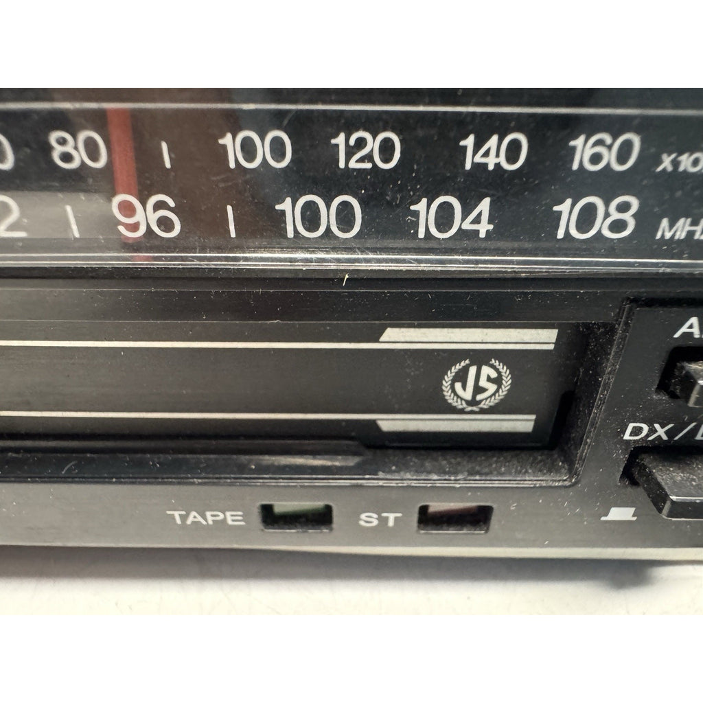 VINTAGE Jet Sound JS-9355 AM/FM Indash Stereo Cassette Made in Japan UNTESTED