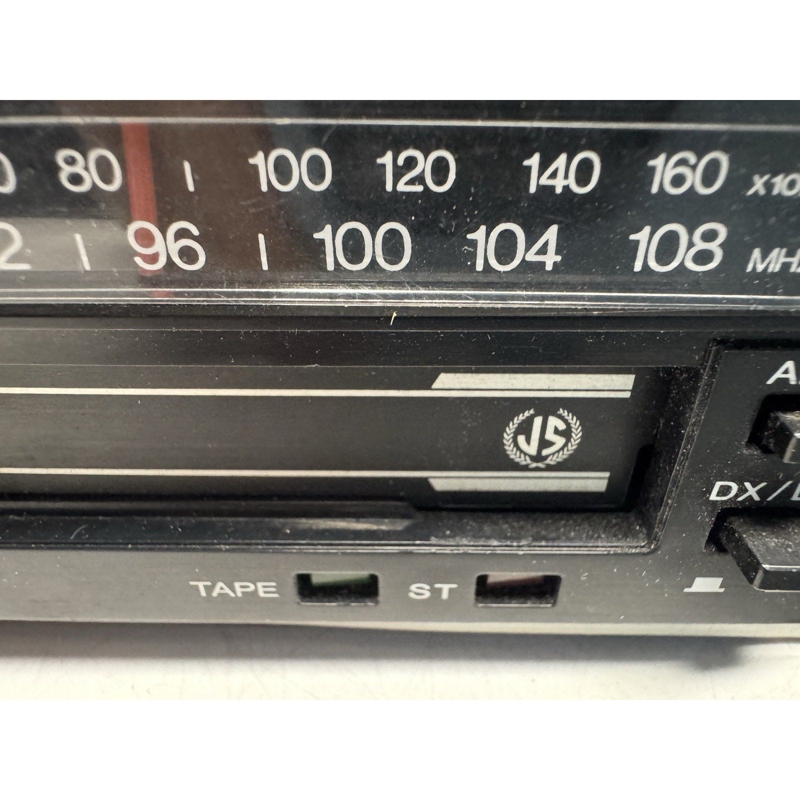 VINTAGE Jet Sound JS-9355 AM/FM Indash Stereo Cassette Made in Japan UNTESTED