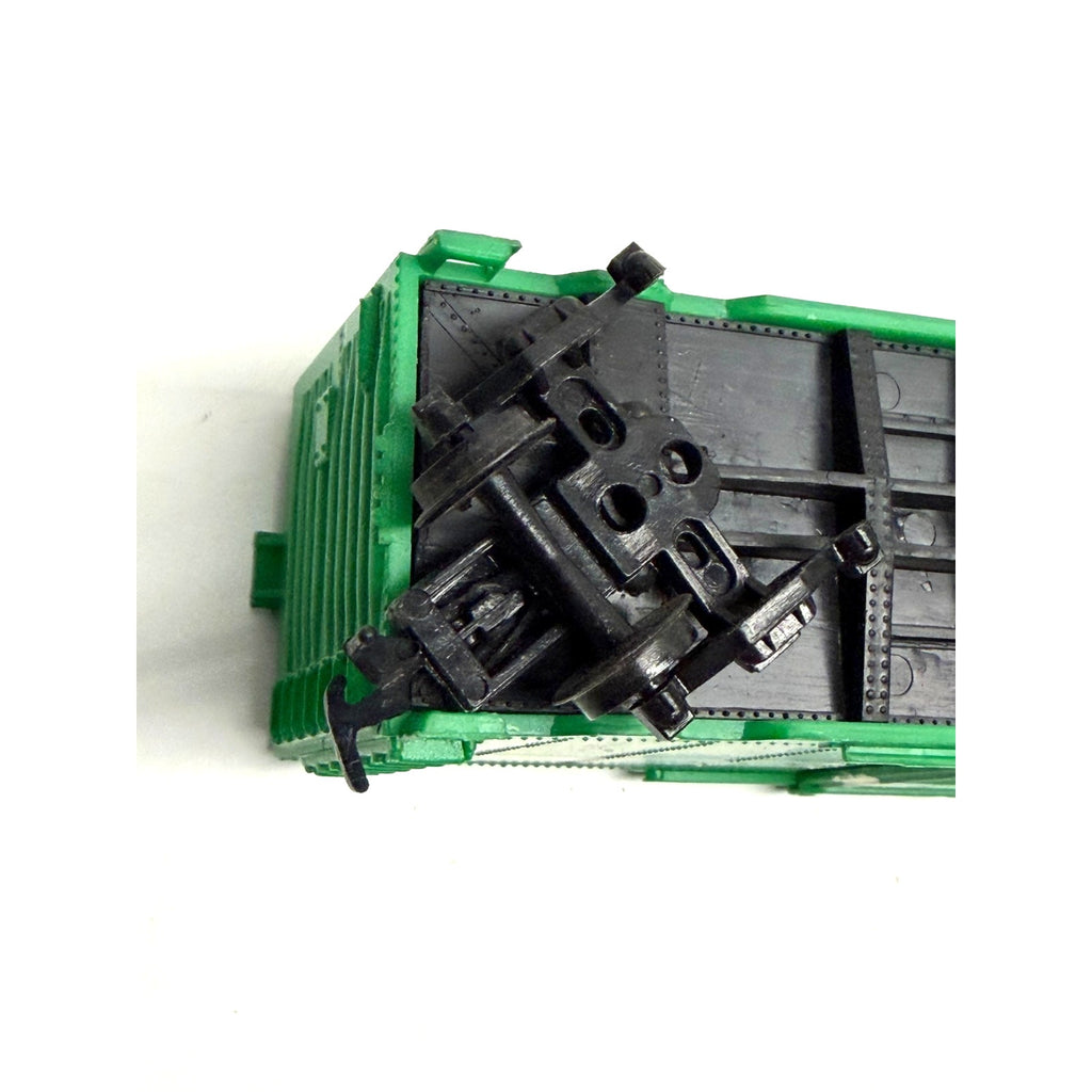 Vintage HO Scale Life-Like 40' Boxcar Linde Union Carbide LAPX 358 Green