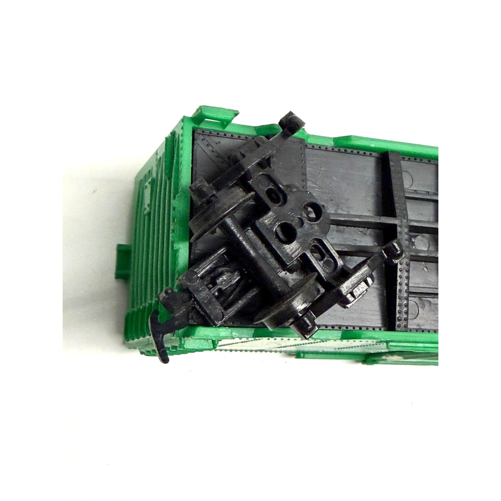 Vintage HO Scale Life-Like 40' Boxcar Linde Union Carbide LAPX 358 Green