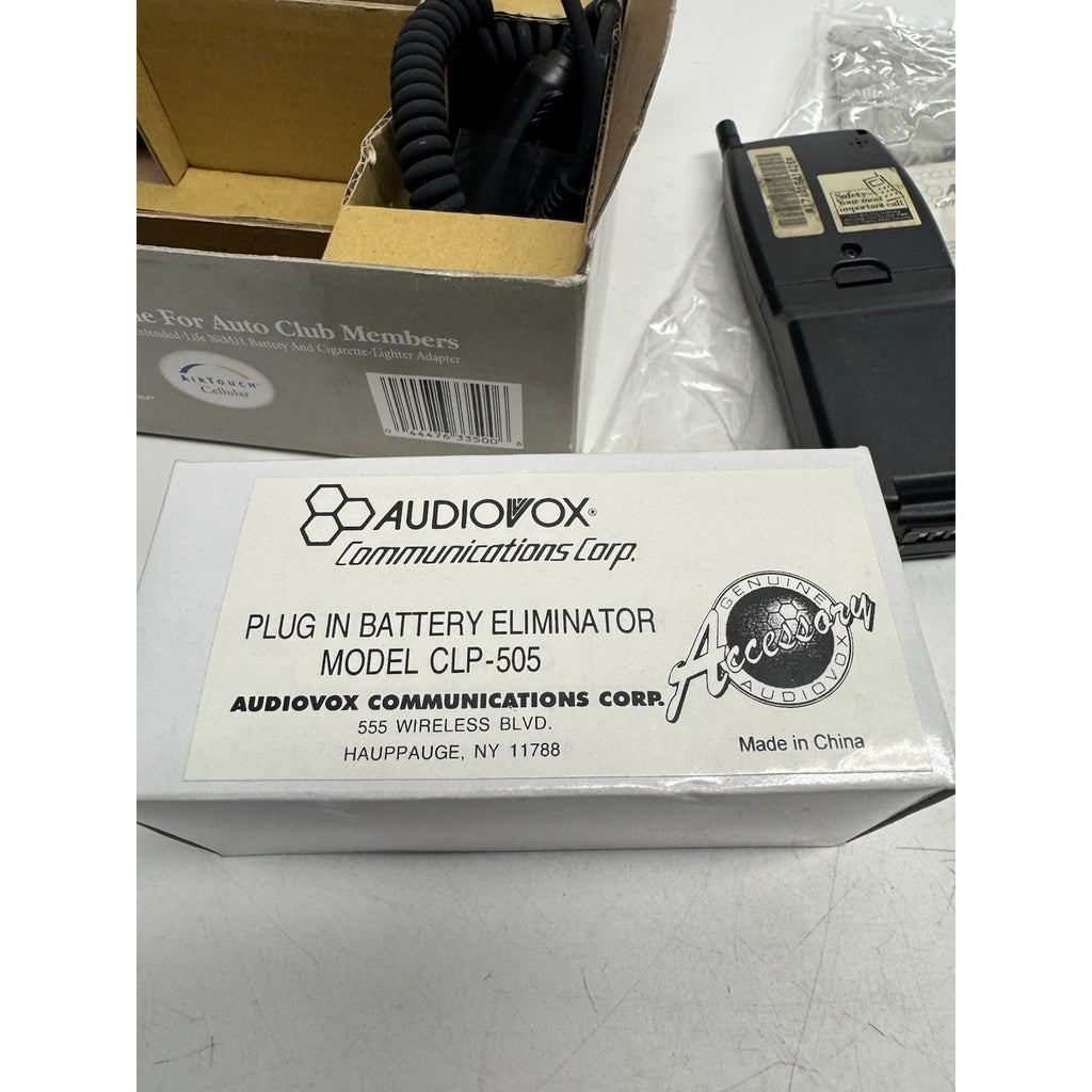 Vintage 1998 NOS Audiovox Airtouch MVX506AAA Wireless Portable Cellphone