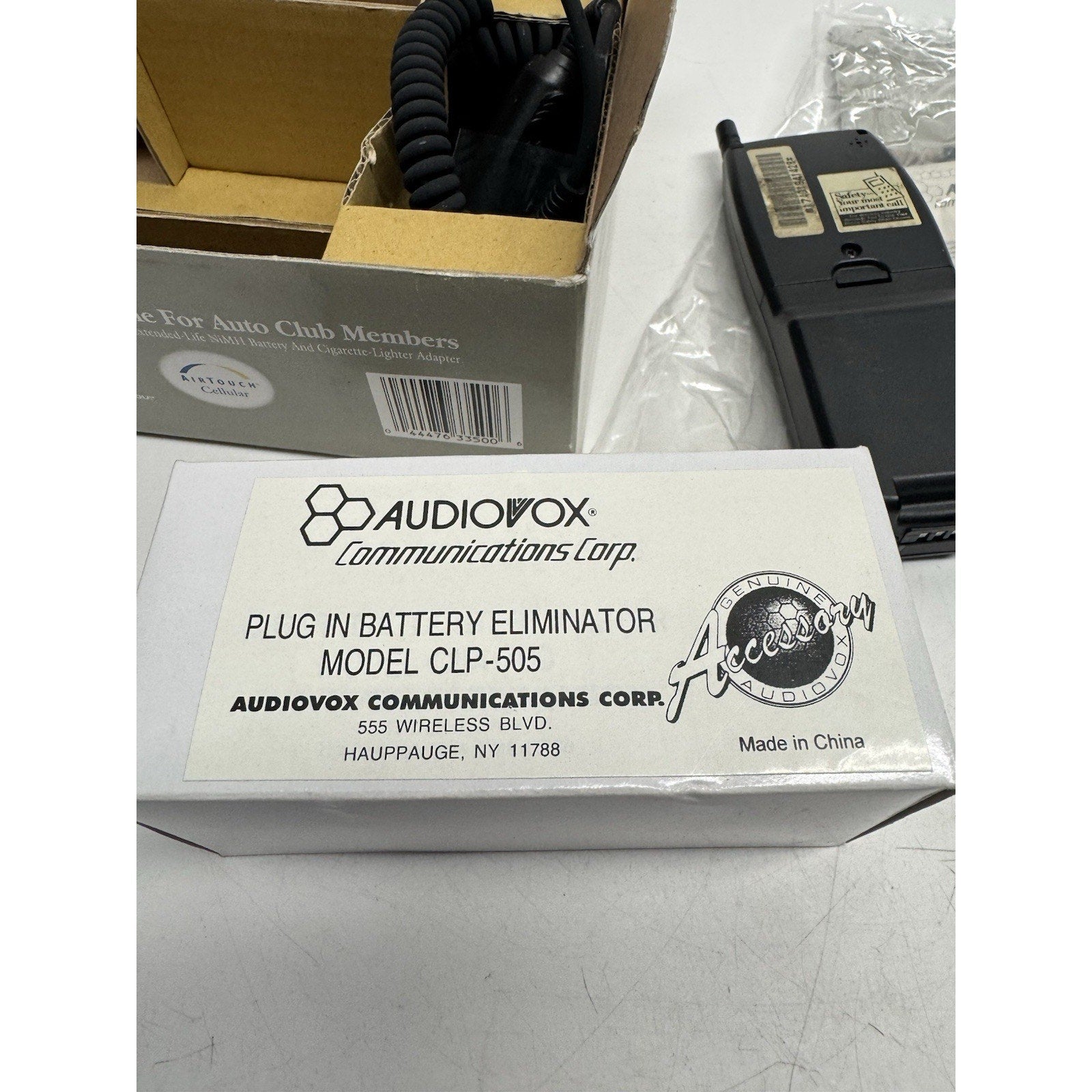 Vintage 1998 NOS Audiovox Airtouch MVX506AAA Wireless Portable Cellphone