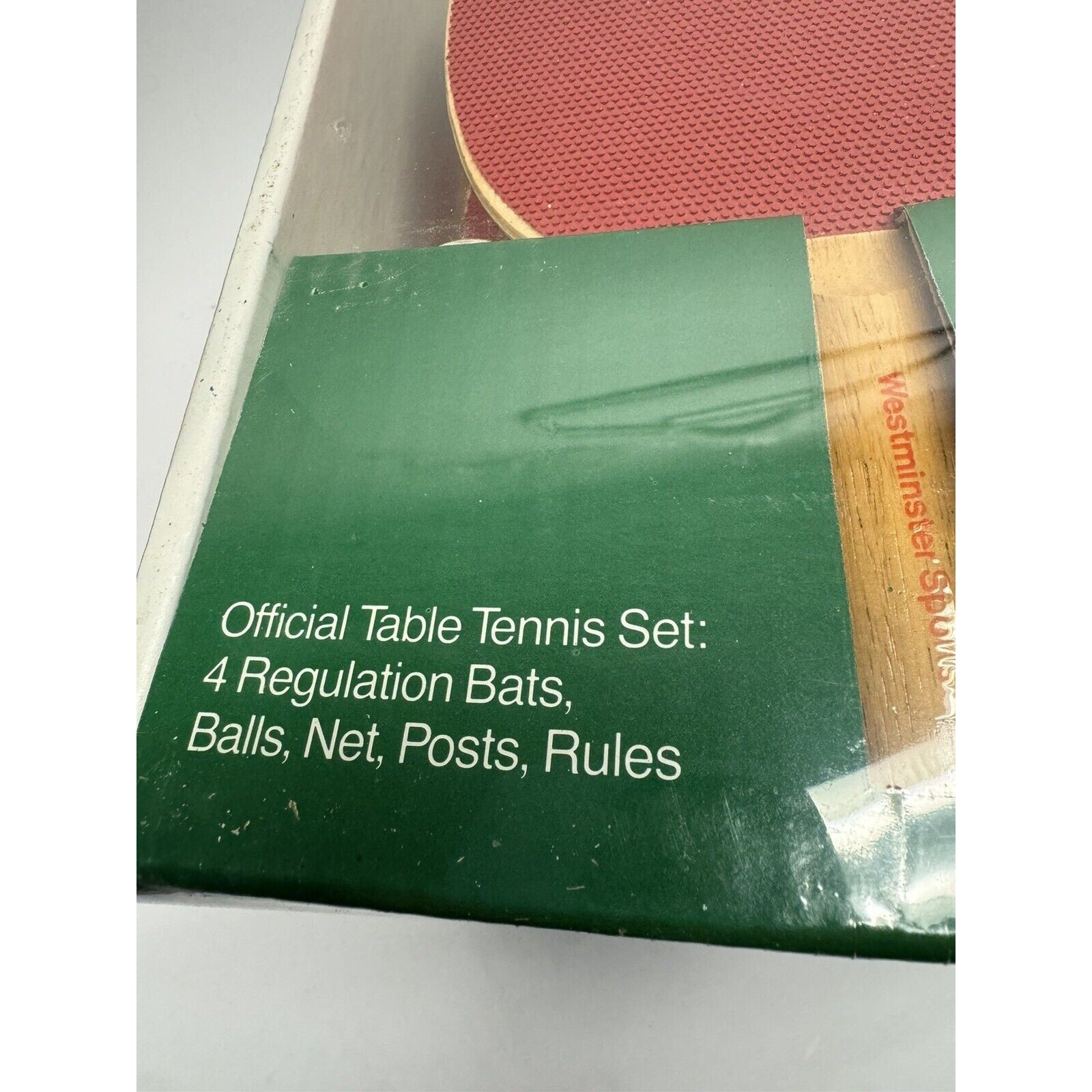 Vintage Factory Sealed Westminster Sports Official Table Tennis Complete Set