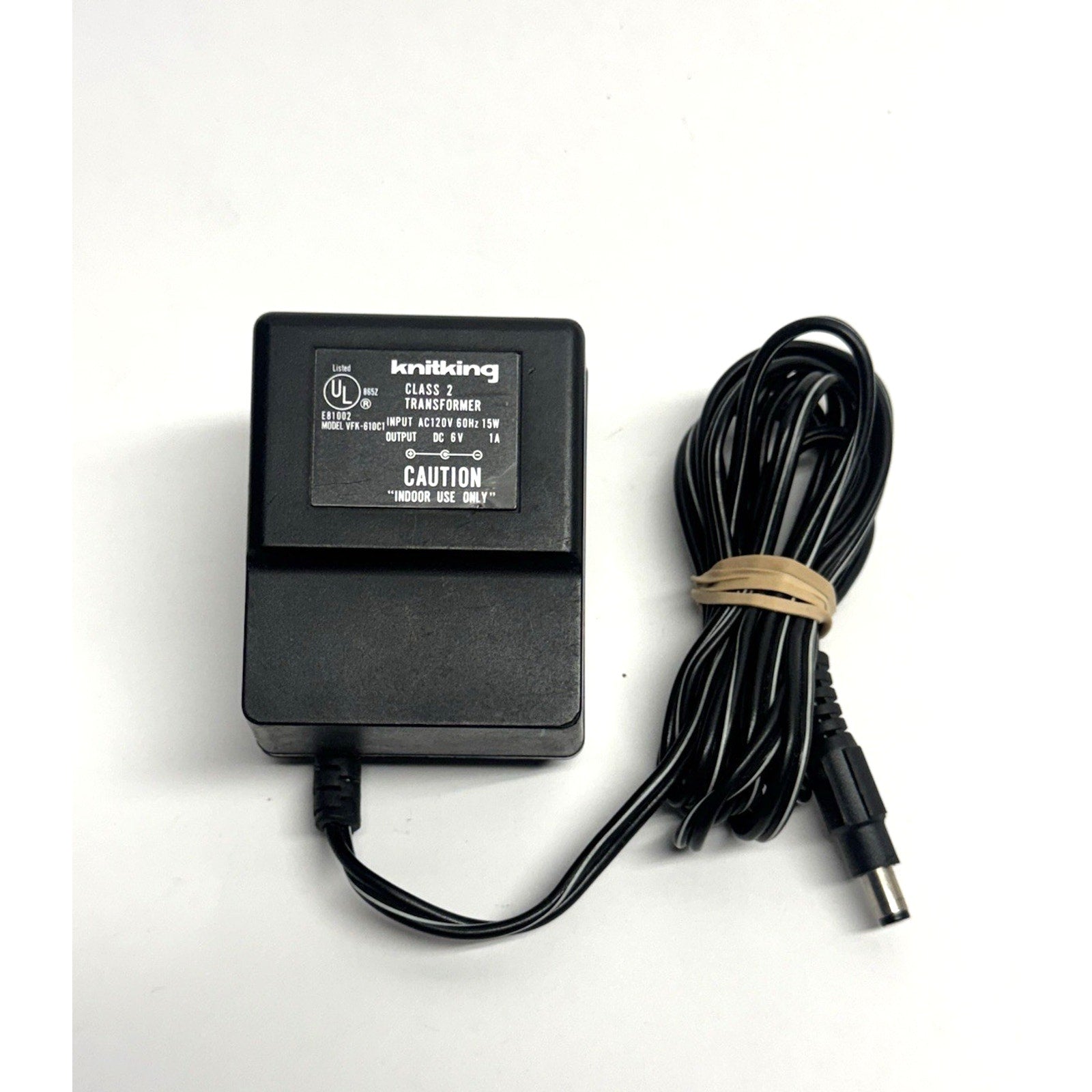 VINTAGE KNITKING AC Adapter Class 2 Transformer VFK-610C1