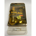 VINTAGE FACTORY SEALED SCHLAGE BED & BATH LOCKING DOOR KNOB SET P513-503