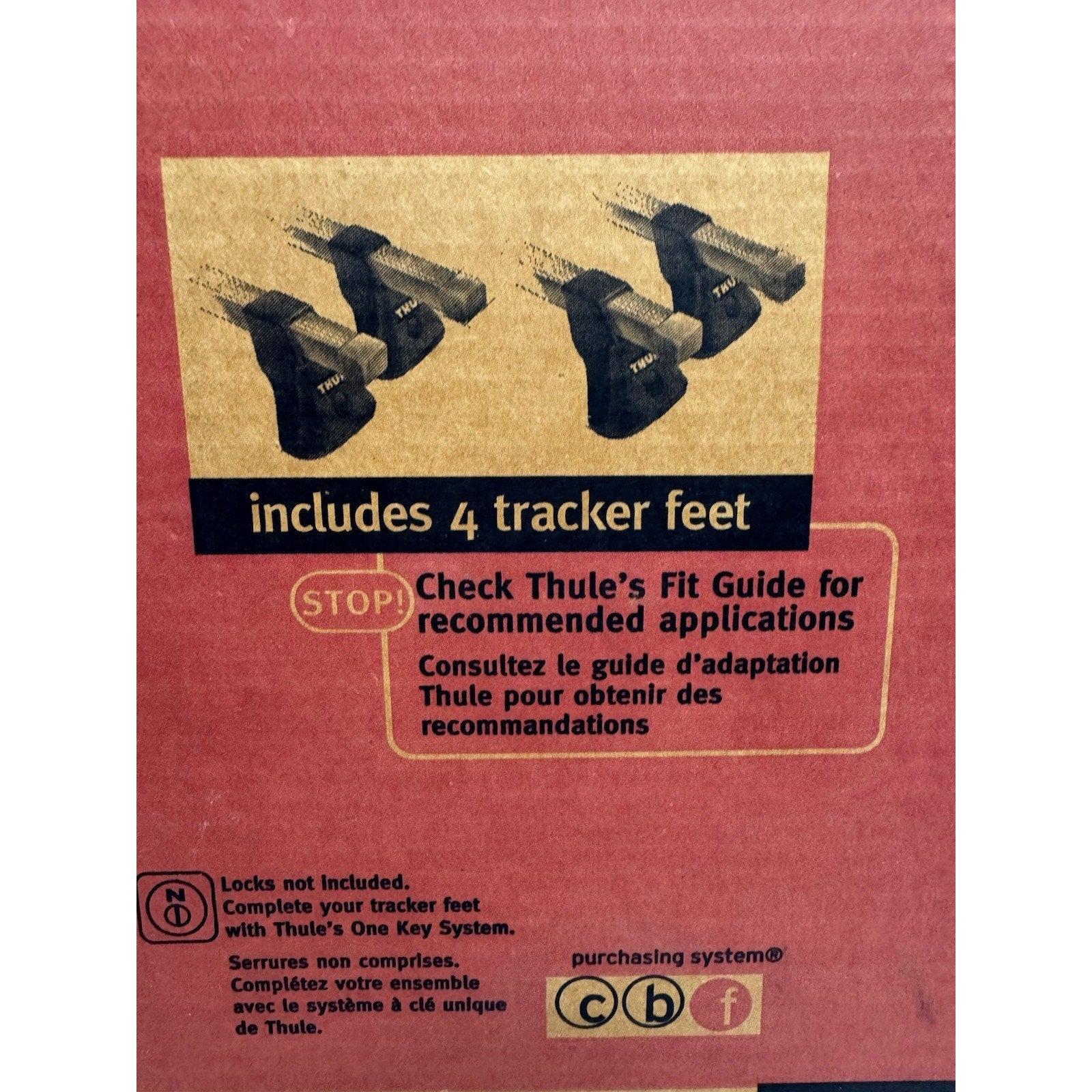 VINTAGE FACTORY SEALED Thule 416 Tracker Foot Pack