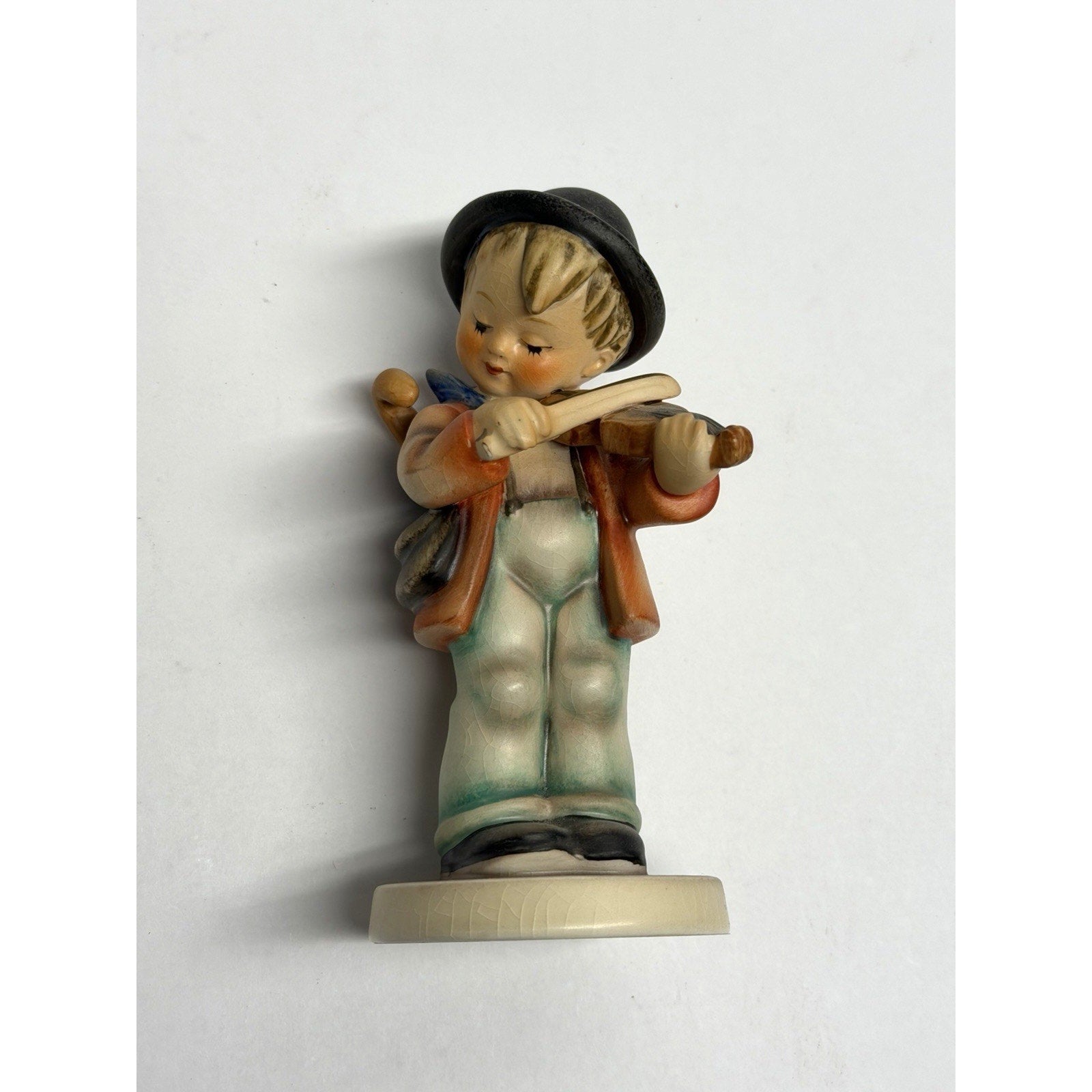 Vintage Goebel Hummel Figurine “Little Fiddler” Crown Germany RARE 5.25" TMK1