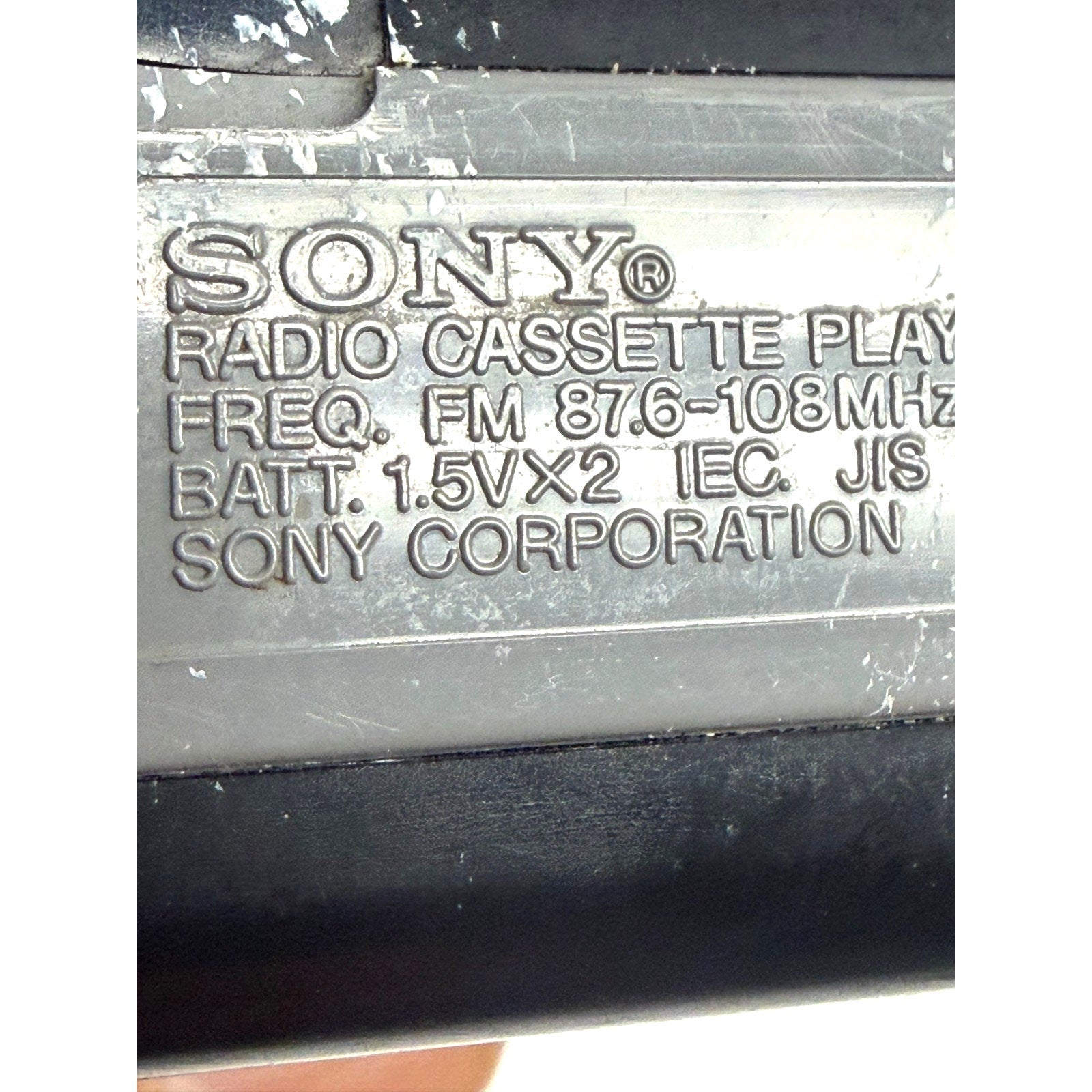 Vintage Sony Walkman WM-AF22 AM/FM Cassette Player - Defective