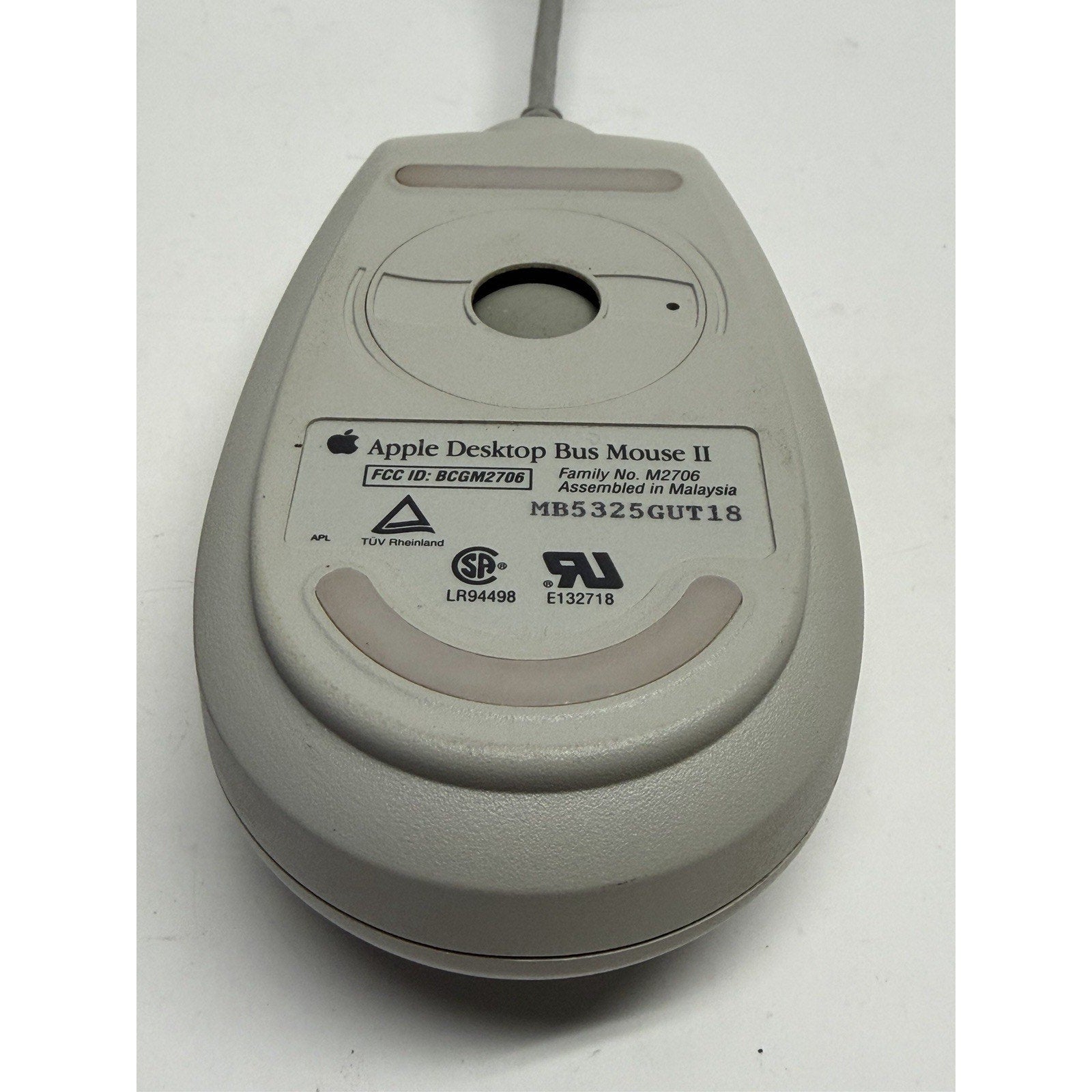 Vintage Lot of 2 Apple Desktop Bus Mouse for Macintosh Classic SE IIgs M2706