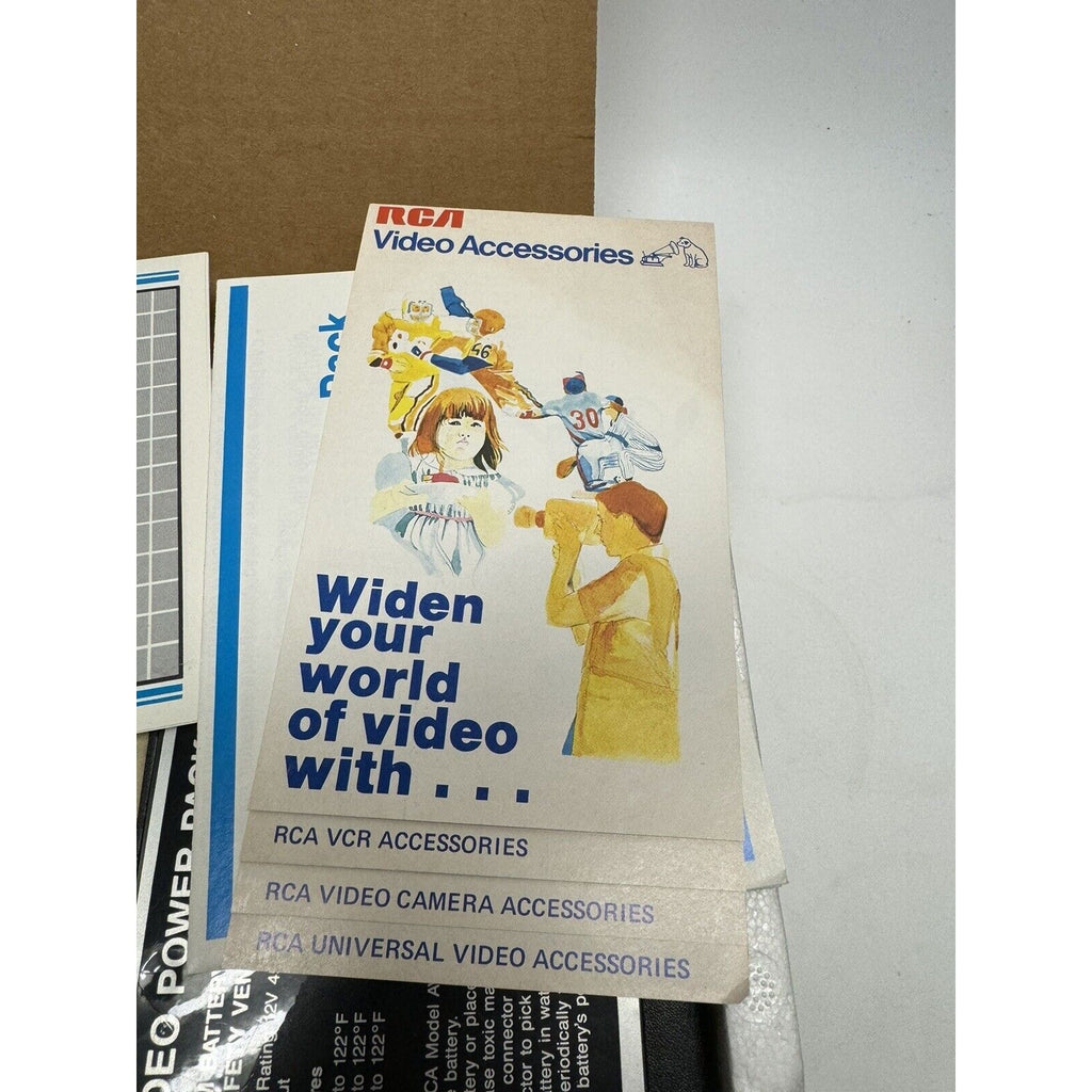 Vintage NOS RCA Video Power Pack For VCR, TV, Camera Lights AV005