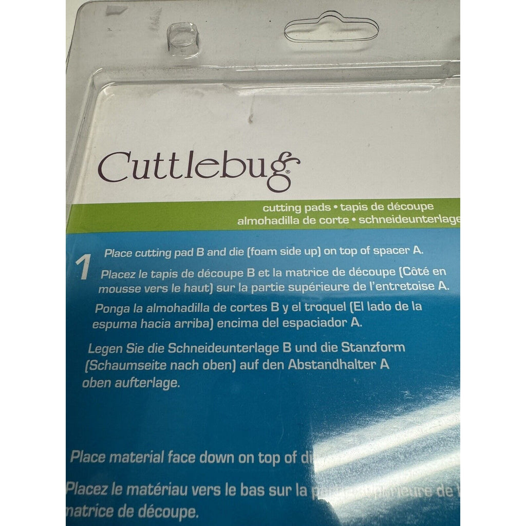 VINTAGE NOS SEALED Cuttlebug Set of 2 Cutting Pads Mats B 6" x 13"