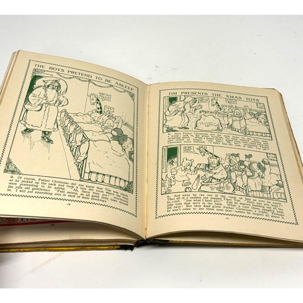 Vintage Antique Playbox Annual 1917 Childrens WWI Story Book
