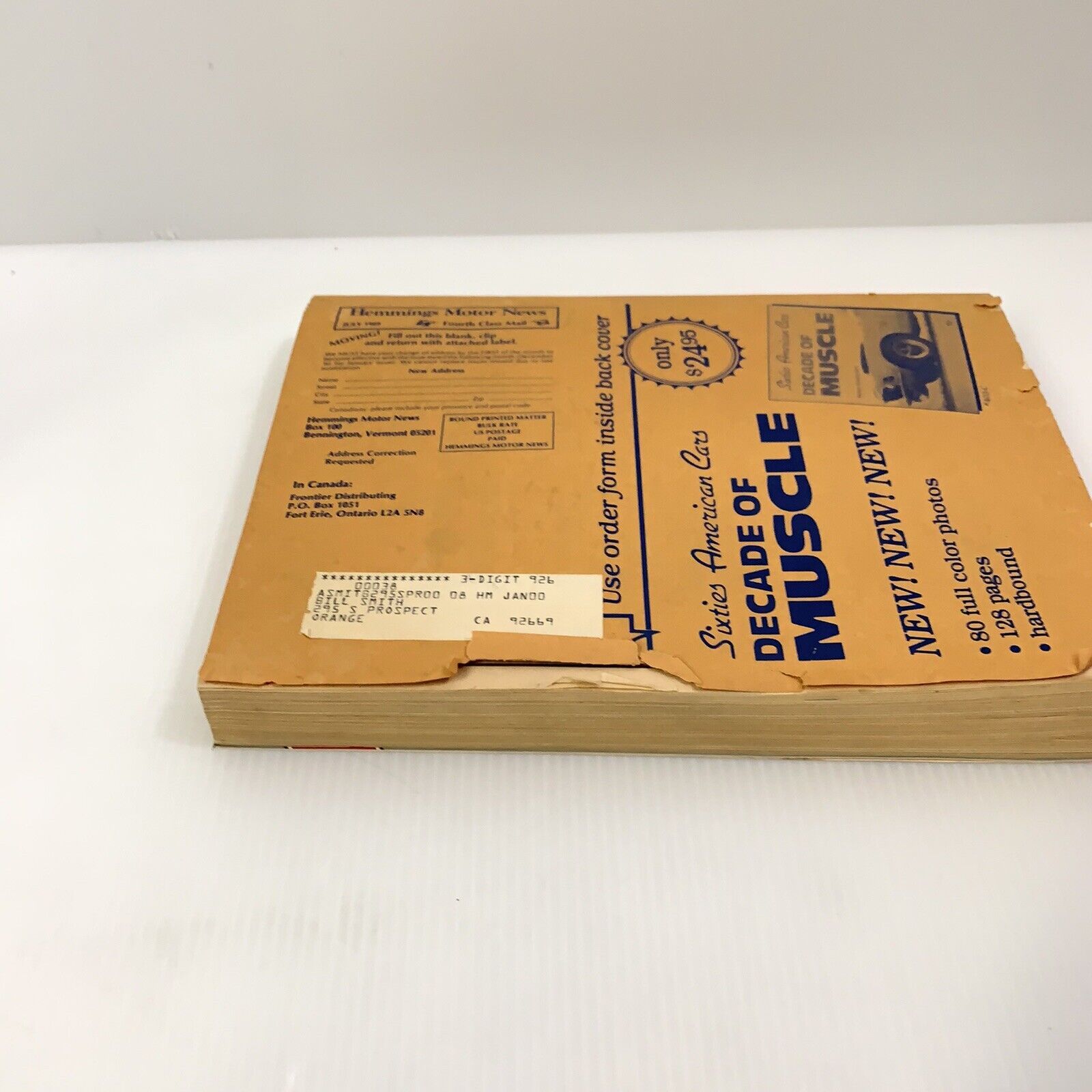 VINTAGE GENTLY USED Hemmings Motor News - June 1989