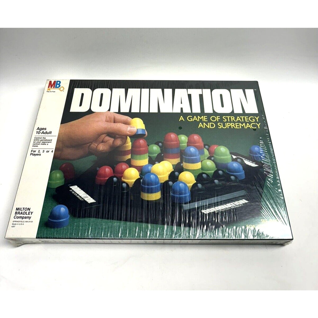 VINTAGE FACTORY SEALED RARE DOMINATION BOARD GAME MILTON BRADLEY MB '80s 4207