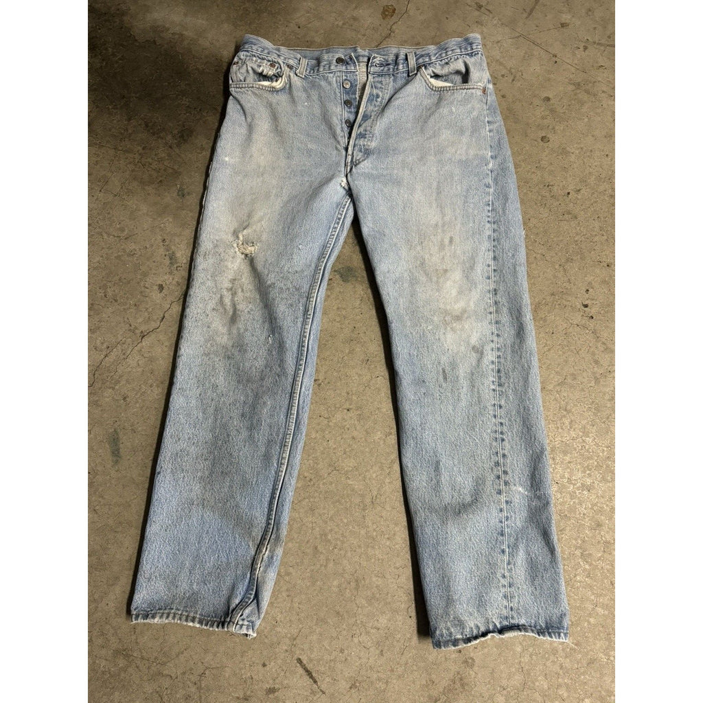 Vintage 1980s Levi's 501-0115 Denim Jeans W36 L30 Made in USA