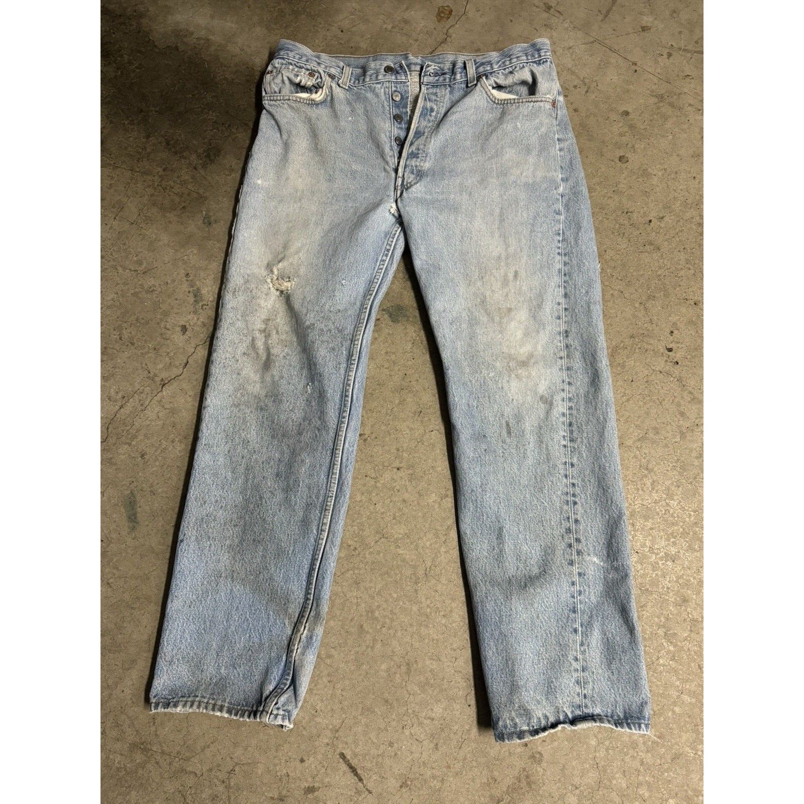 Vintage 1980s Levi's 501-0115 Denim Jeans W36 L30 Made in USA