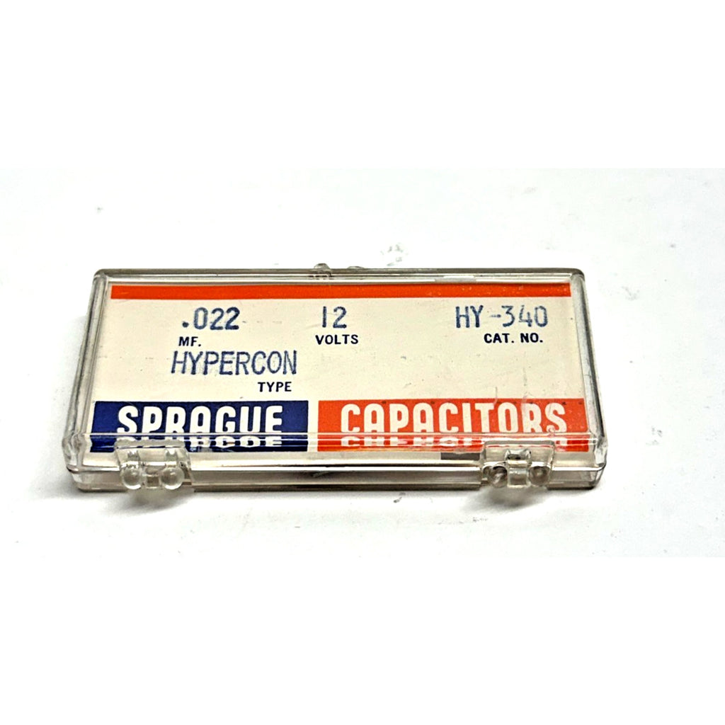 Vintage New Sprague Hypercon .022 MF 12V Ceramic Disc Capacitor HY-340