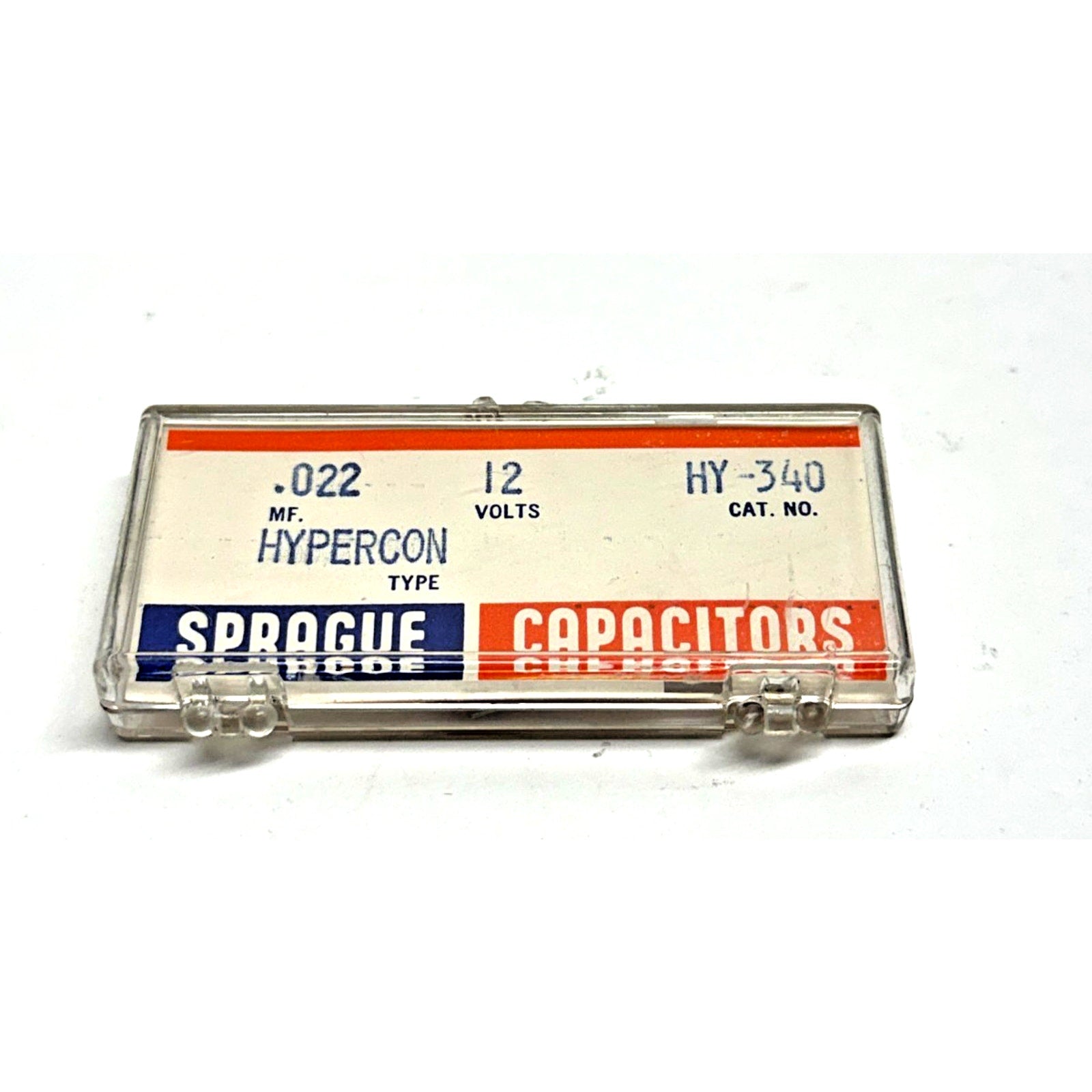 Vintage New Sprague Hypercon .022 MF 12V Ceramic Disc Capacitor HY-340