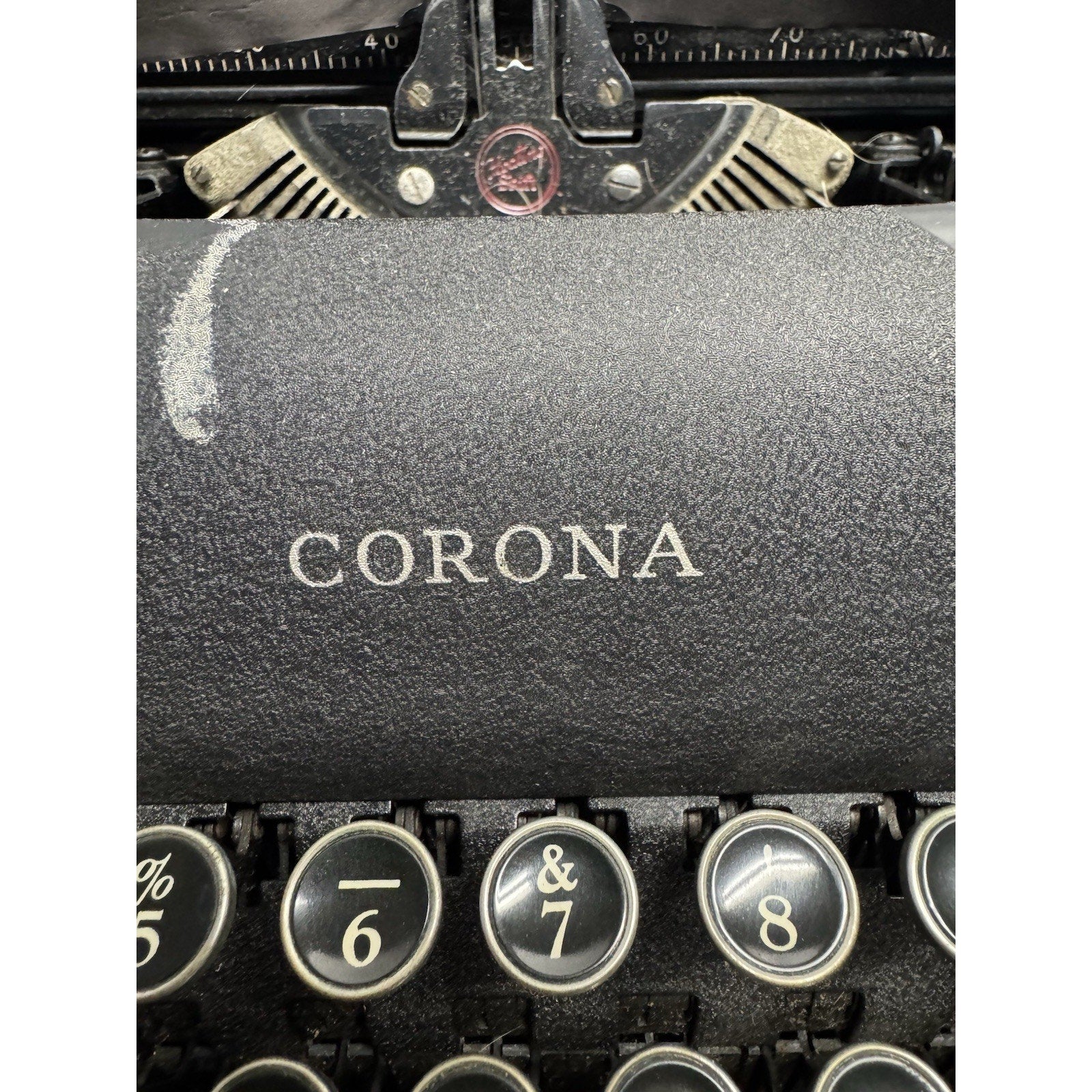 Vintage 1949 Smith-Corona Sterling Functional Typewriter