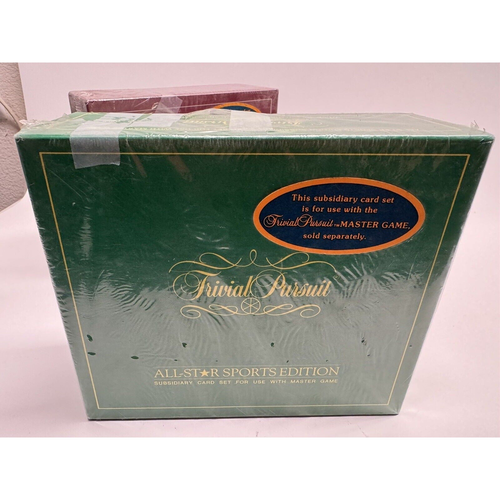 VINTAGE SEALED Trivial Pursuit All-Star Sports Edition Game & Baby Boomer Game